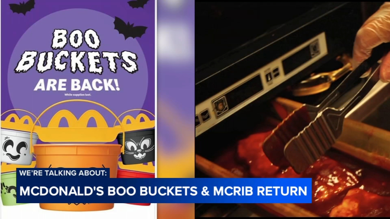 McDonald's Boo Buckets and McRib return for limited time
       — Libertyville Community news